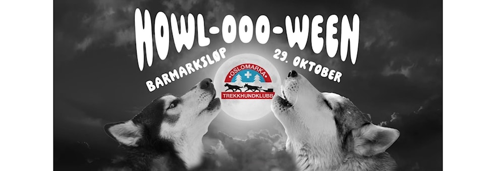 BARMARK Howl-o-ween lavterskelløp med Oslomarka Trekkhundklubb